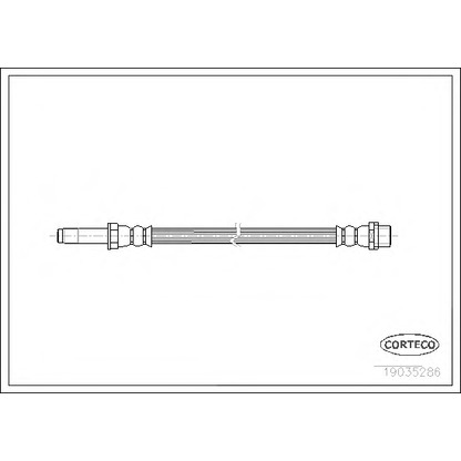 Zdjęcie Przewód hamulcowy elastyczny CORTECO 19035286