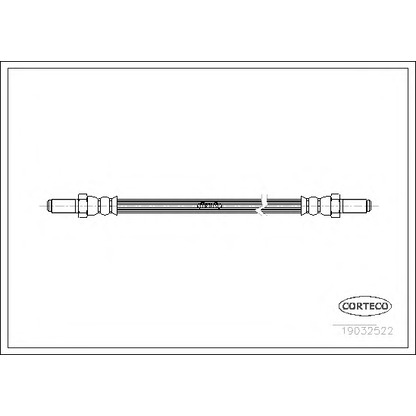 Zdjęcie Przewód hamulcowy elastyczny CORTECO 19032522