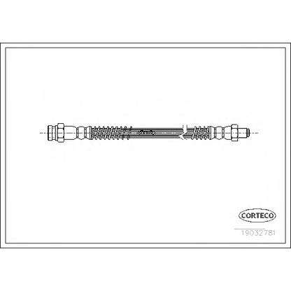 Zdjęcie Przewód hamulcowy elastyczny CORTECO 19032781