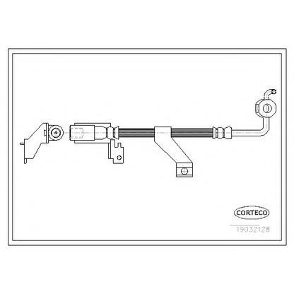 Фото Тормозной шланг CORTECO 19032128