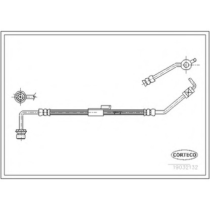 Photo Brake Hose CORTECO 19032132