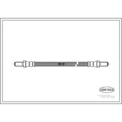 Foto Bremsschlauch CORTECO 19018752