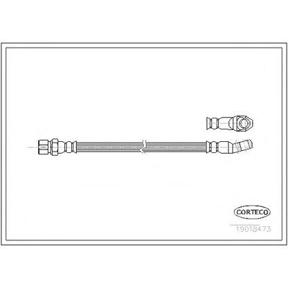 Photo Brake Hose CORTECO 19018473