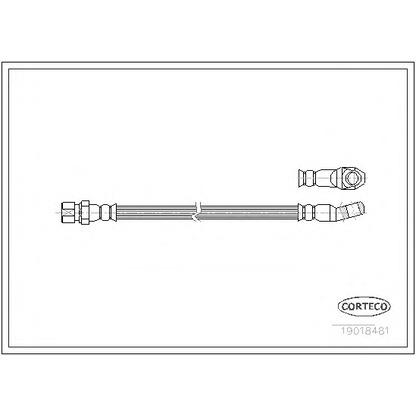 Photo Brake Hose CORTECO 19018481