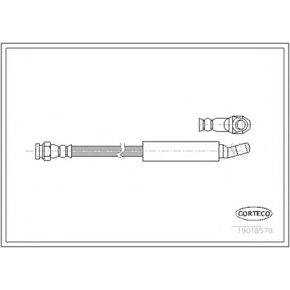 Foto Tubo flexible de frenos CORTECO 19018579