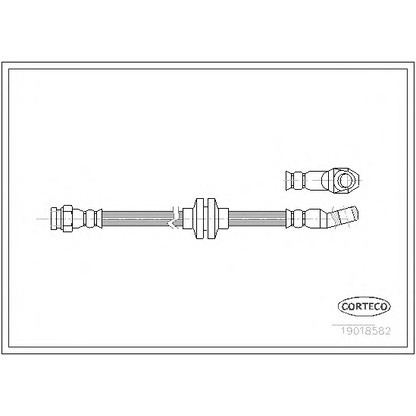 Zdjęcie Przewód hamulcowy elastyczny CORTECO 19018582