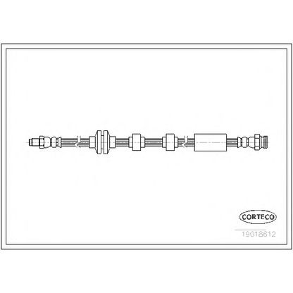 Photo Flexible de frein CORTECO 19018612