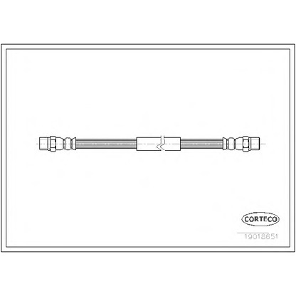 Foto Flessibile del freno CORTECO 19018651