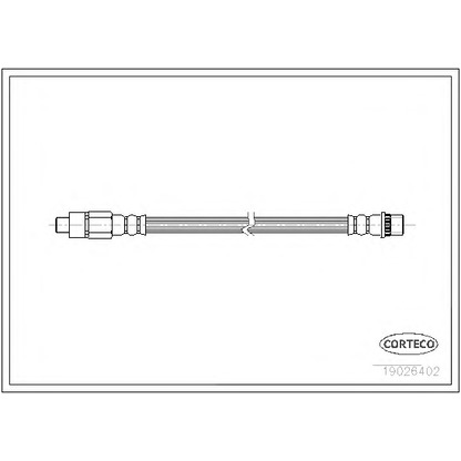 Photo Brake Hose CORTECO 19026402