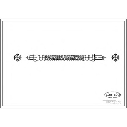 Zdjęcie Przewód hamulcowy elastyczny CORTECO 19032538