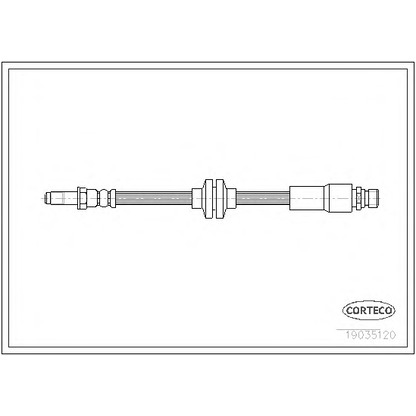Zdjęcie Przewód hamulcowy elastyczny CORTECO 19035120