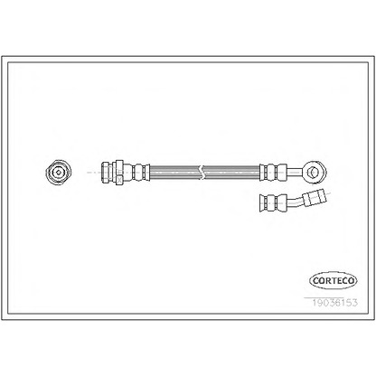 Photo Brake Hose CORTECO 19036153