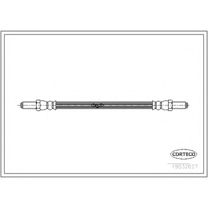 Zdjęcie Przewód hamulcowy elastyczny CORTECO 19032627