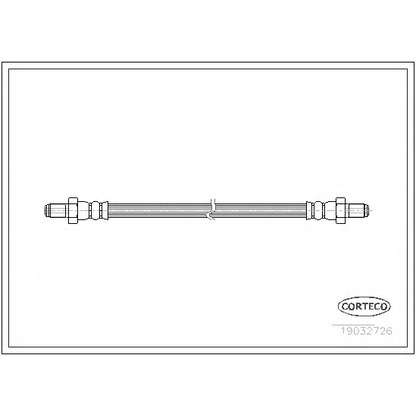 Фото Тормозной шланг CORTECO 19032726