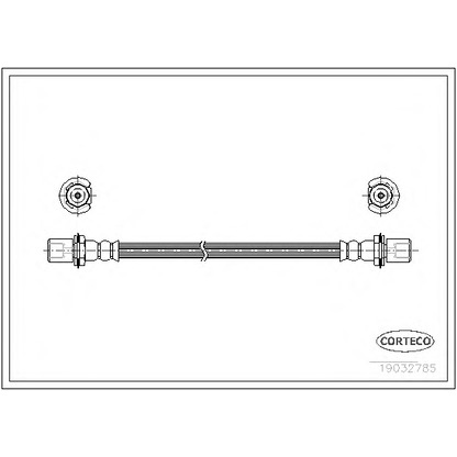Zdjęcie Przewód hamulcowy elastyczny CORTECO 19032785