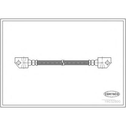 Zdjęcie Przewód hamulcowy elastyczny CORTECO 19032800