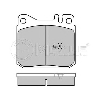 Zdjęcie Zestaw klocków hamulcowych, hamulce tarczowe MEYLE 0252034117