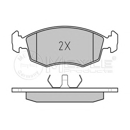 Photo Brake Pad Set, disc brake MEYLE 0252090818