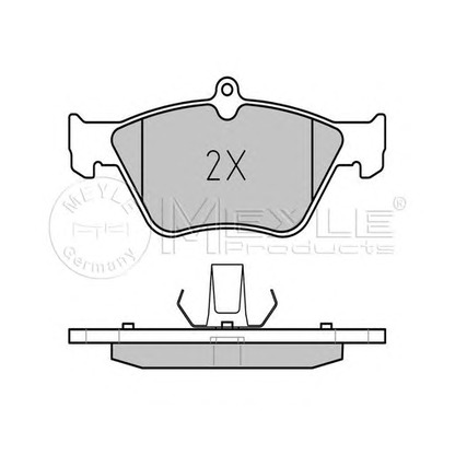 Photo Brake Pad Set, disc brake MEYLE 0252141117