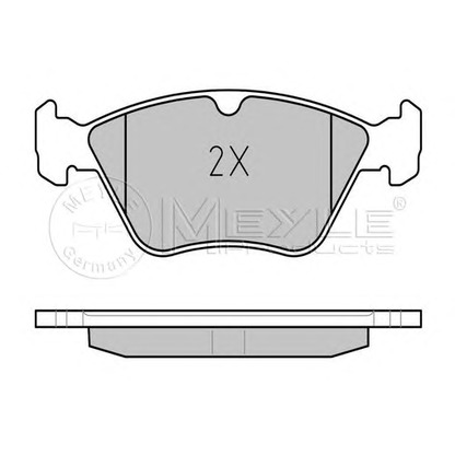 Photo Brake Pad Set, disc brake MEYLE 0252141117