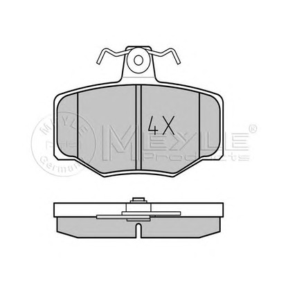 Photo Brake Pad Set, disc brake MEYLE 0252154515