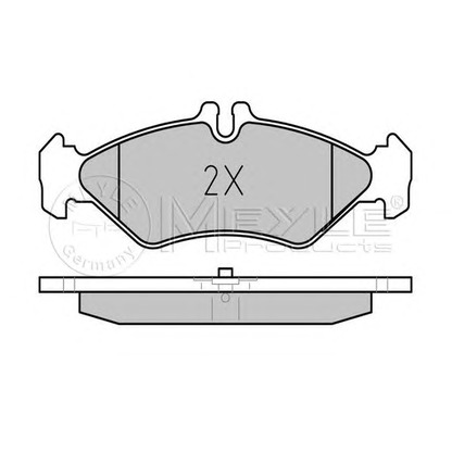 Photo Brake Pad Set, disc brake MEYLE 0252162117PD