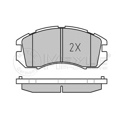 Photo Brake Pad Set, disc brake MEYLE 0252172517W