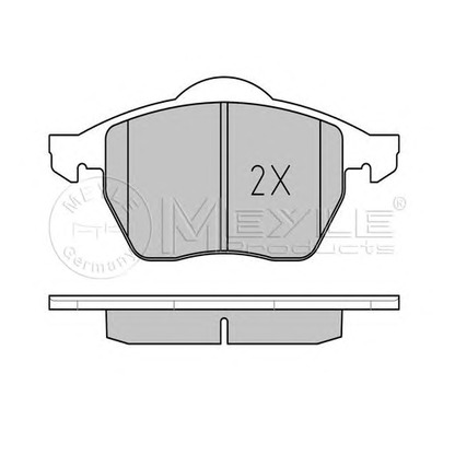 Photo Brake Pad Set, disc brake MEYLE 0252191119