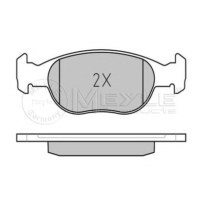 Photo Brake Pad Set, disc brake MEYLE 0252318118