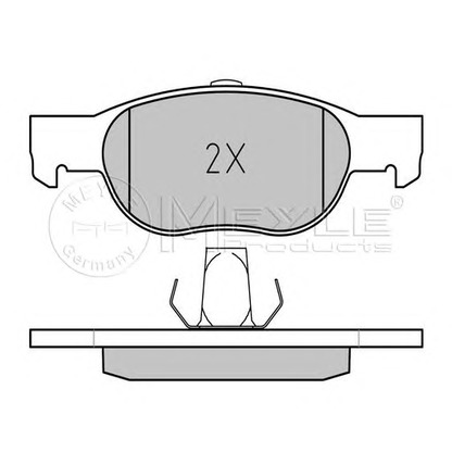 Photo Brake Pad Set, disc brake MEYLE 0252318118