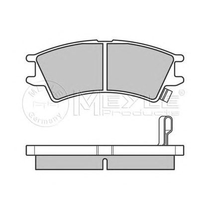 Foto Bremsbelagsatz, Scheibenbremse MEYLE 0252323816W