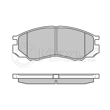 Фото Комплект тормозных колодок, дисковый тормоз MEYLE 0252329015W