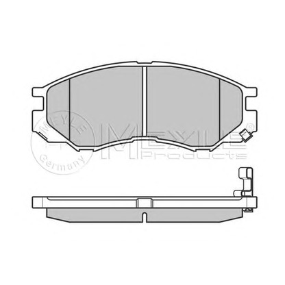 Фото Комплект тормозных колодок, дисковый тормоз MEYLE 0252329015W