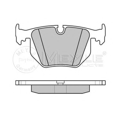 Photo Brake Pad Set, disc brake MEYLE 0252344717