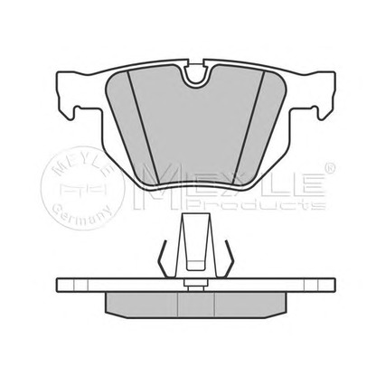 Photo Brake Pad Set, disc brake MEYLE 0252344717