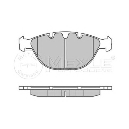 Фото Комплект тормозных колодок, дисковый тормоз MEYLE 0252344821PD