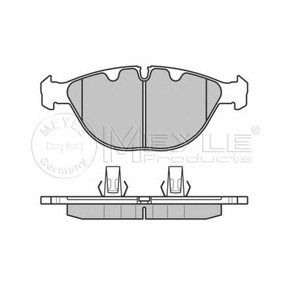 Фото Комплект тормозных колодок, дисковый тормоз MEYLE 0252344821PD