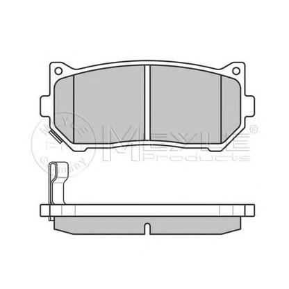 Photo Brake Pad Set, disc brake MEYLE 0252345513W