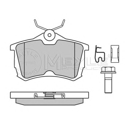 Photo Brake Pad Set, disc brake MEYLE 0252352714W