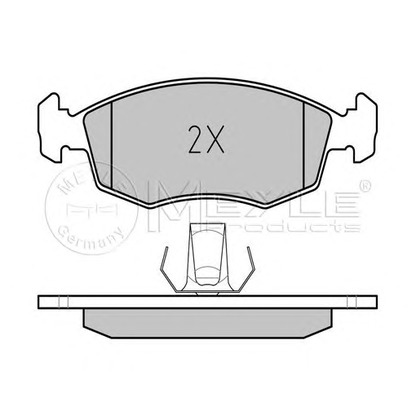 Photo Brake Pad Set, disc brake MEYLE 0252355218