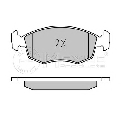 Photo Brake Pad Set, disc brake MEYLE 0252355218