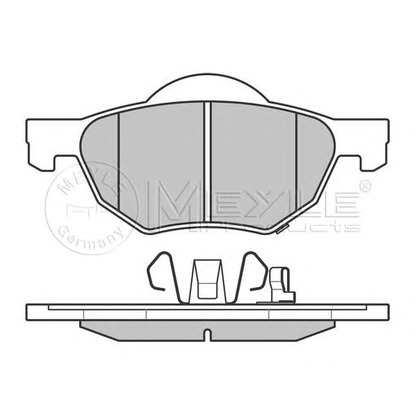 Photo Brake Pad Set, disc brake MEYLE 0252372017W