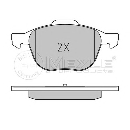 Photo Brake Pad Set, disc brake MEYLE 0252372318PD