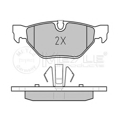 Photo Brake Pad Set, disc brake MEYLE 0252392617PD