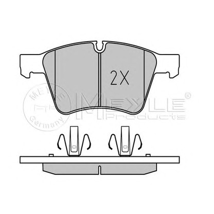 Zdjęcie Zestaw klocków hamulcowych, hamulce tarczowe MEYLE 0252415120PD