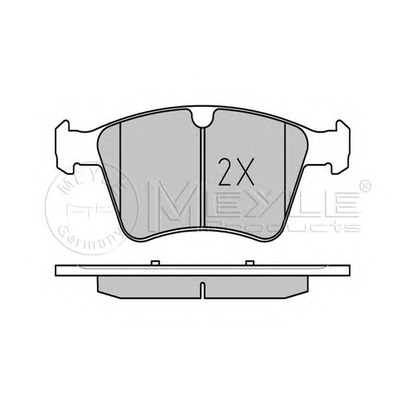 Zdjęcie Zestaw klocków hamulcowych, hamulce tarczowe MEYLE 0252415120PD