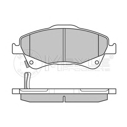 Zdjęcie Zestaw klocków hamulcowych, hamulce tarczowe MEYLE 0252420419W
