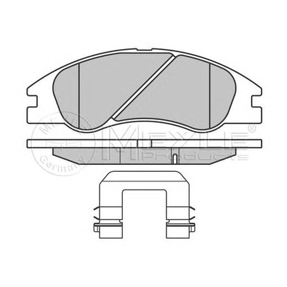 Foto Bremsbelagsatz, Scheibenbremse MEYLE 0252421817W