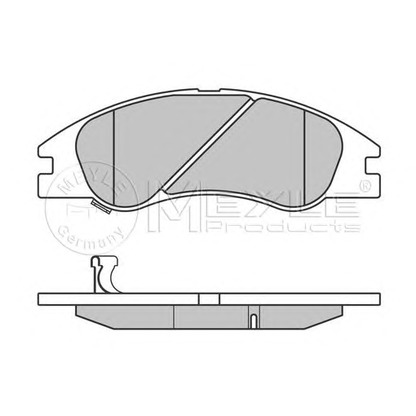 Photo Brake Pad Set, disc brake MEYLE 0252421817W