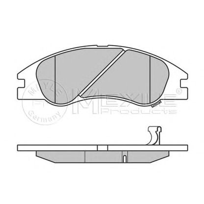 Foto Bremsbelagsatz, Scheibenbremse MEYLE 0252421817W